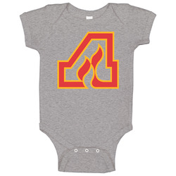 Atlanta Flames Hockey Baby One Piece Atlanta Flames Hockey Baby One Piece