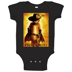 Puss In Boots Animated Movie 2011 Baby One Piece Puss In Boots Animated Movie 2011 Baby One Piece