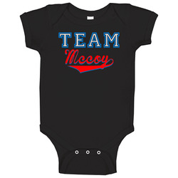 Team Mccoy Custom Graphic Sports Last Name Family Reunion Baby One Piece Team Mccoy Custom Graphic Sports Last Name Family Reunion Baby One Piece
