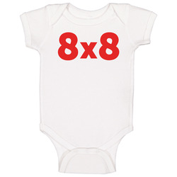 8x8 Inc Cloud Communications Nasdaq Company Logo Employee Fan Baby One Piece 8x8 Inc Cloud Communications Nasdaq Company Logo Employee Fan Baby One Piece
