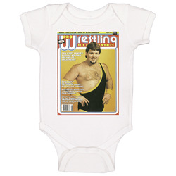 Pro Wrestling Illustrated August 1984 Cover Jerry Lawler Baby One Piece Pro Wrestling Illustrated August 1984 Cover Jerry Lawler Baby One Piece