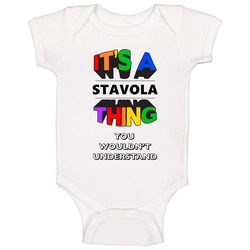 Its A Stavola Thing You Wouldnt Understand Last Name Pride Baby One Piece Its A Stavola Thing You Wouldnt Understand Last Name Pride Baby One Piece