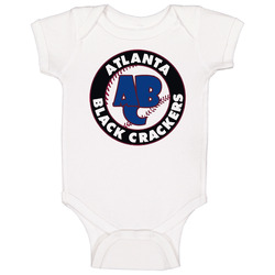 Atlanta Black Crackers Negro League Baseball Baby One Piece Atlanta Black Crackers Negro League Baseball Baby One Piece