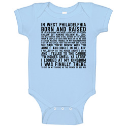 Fresh Prince Of Bel Air Theme Song Lyrics 90s Tv Show Fan Baby One Piece Fresh Prince Of Bel Air Theme Song Lyrics 90s Tv Show Fan Baby One Piece