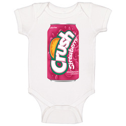 Strawberry Crush Best Soda Of All Time Soft Drink Lovers Baby One Piece Strawberry Crush Best Soda Of All Time Soft Drink Lovers Baby One Piece