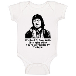 Hard To Soar With The Eagles When You're Surrounded By Turkeys Crazy Eyes Mr Deeds Movie Quotes Fan Baby One Piece Hard To Soar With The Eagles When You're Surrounded By Turkeys Crazy Eyes Mr Deeds Movie Quotes Fan Baby One Piece