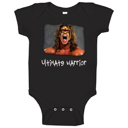 Ultimate Warrior Wrestling Legend Baby One Piece Ultimate Warrior Wrestling Legend Baby One Piece