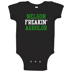 Nelson Freakin' Agholor Philadelphia Football Player Cool Fan Baby One Piece Nelson Freakin' Agholor Philadelphia Football Player Cool Fan Baby One Piece