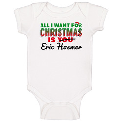 All I Want For Christmas Is Eric Hosmer Kansas City Baseball Funny Baby One Piece All I Want For Christmas Is Eric Hosmer Kansas City Baseball Funny Baby One Piece
