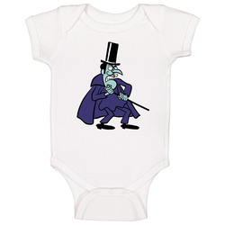 Snidely Whiplash Retro Cartoon Character Baby One Piece Snidely Whiplash Retro Cartoon Character Baby One Piece