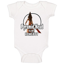 Pyramid Head Is My Homeboy Video Game Baby One Piece Pyramid Head Is My Homeboy Video Game Baby One Piece