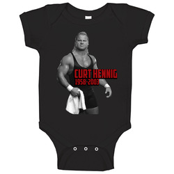 Curt Hennig Wrestling Memorial Fan Baby One Piece Curt Hennig Wrestling Memorial Fan Baby One Piece