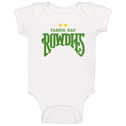 Tampa Bay Rowdies North American Soccer League Nasl Retro Team Logo Baby One Piece Tampa Bay Rowdies North American Soccer League Nasl Retro Team Logo Baby One Piece
