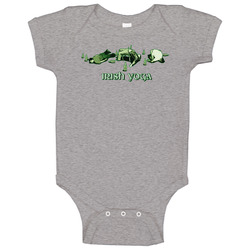 Irish Yoga Funny Comedy Baby One Piece Irish Yoga Funny Comedy Baby One Piece