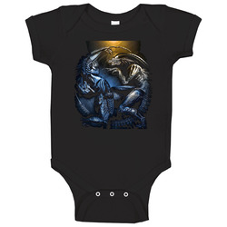 Predator Versus Alien Cryptic Baby One Piece Predator Versus Alien Cryptic Baby One Piece