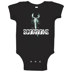 The Scorpions Rock Band Logo Baby One Piece The Scorpions Rock Band Logo Baby One Piece