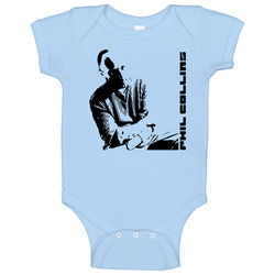 Phil Collins Rock Drummer Music Baby One Piece Phil Collins Rock Drummer Music Baby One Piece