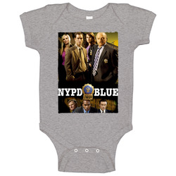 Nypd Blue 90s Cop Tv Show Baby One Piece Nypd Blue 90s Cop Tv Show Baby One Piece