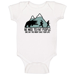 Nice To Fat People Funny Baby One Piece Nice To Fat People Funny Baby One Piece