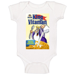 King Vitaman Box Greatest Cereal Of All Time Breakfast Fan Foodie Baby One Piece King Vitaman Box Greatest Cereal Of All Time Breakfast Fan Foodie Baby One Piece