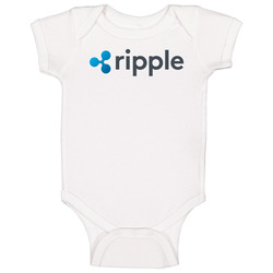 Ripple Xrp Cryptocurrency E-currency Online Shopping Fan Baby One Piece Ripple Xrp Cryptocurrency E-currency Online Shopping Fan Baby One Piece