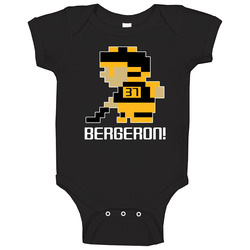 Patrice Bergeron # 37 Tecmo Boston Hockey Athlete Fan Baby One Piece Patrice Bergeron # 37 Tecmo Boston Hockey Athlete Fan Baby One Piece