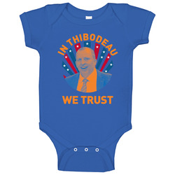 Tom Thibodeau In Thibodeau We Trust Basketball Coach Baby One Piece Tom Thibodeau In Thibodeau We Trust Basketball Coach Baby One Piece