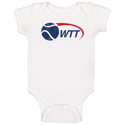 World Team Tennis League Retro Logo Baby One Piece World Team Tennis League Retro Logo Baby One Piece