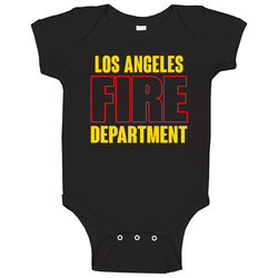 Los Angeles Fire Department Personalized City Baby One Piece