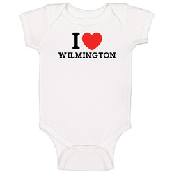 I Love Wilmington Usa Baby One Piece