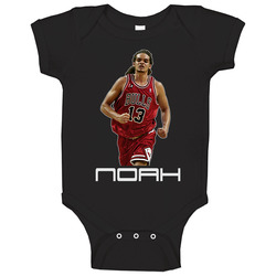 Joakim Noah Chicago Bulls Basketball Baby One Piece Joakim Noah Chicago Bulls Basketball Baby One Piece