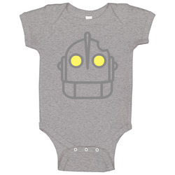 The Iron Giant Face Baby One Piece
