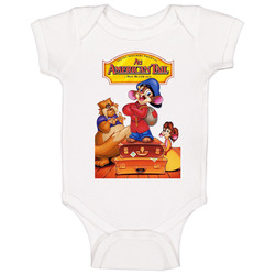 An American Tail Vintage Childrens Animated Movie Baby One Piece