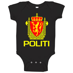 Police Logo Norway Politi Norwegian Baby One Piece