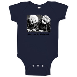 Statler And Waldorf Baby One Piece Statler And Waldorf Baby One Piece