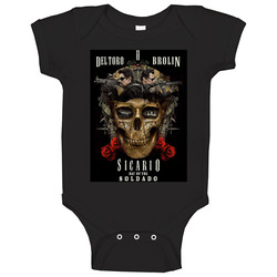Sicario Day Of The Soldado Movie Sugar Skull Fan Baby One Piece