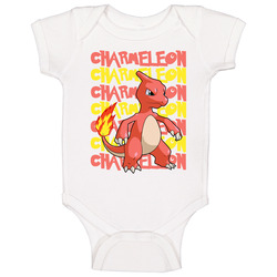 Charmeleon Pokemon Love Heart Video Game Cartoon Fan Baby One Piece Charmeleon Pokemon Love Heart Video Game Cartoon Fan Baby One Piece