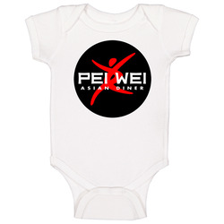 Pei Wei Top American Chinese Fast Food Baby One Piece Pei Wei Top American Chinese Fast Food Baby One Piece