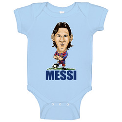 Lionel Messi Barcelona Spain Soccer Baby One Piece Lionel Messi Barcelona Spain Soccer Baby One Piece