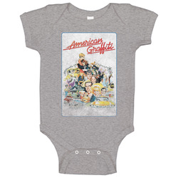American Graffiti Vintage Movie Baby One Piece