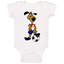 Striker The World Cup Pup United States 1994 World Cup Mascot Fan Baby One Piece Striker The World Cup Pup United States 1994 World Cup Mascot Fan Baby One Piece