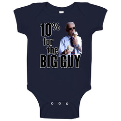 10 Percent Big Guy Joe Biden Baby One Piece 10 Percent Big Guy Joe Biden Baby One Piece