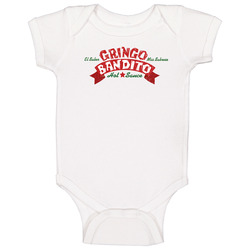 Gringo Bandito Hot Sauce Logo Baby One Piece Gringo Bandito Hot Sauce Logo Baby One Piece