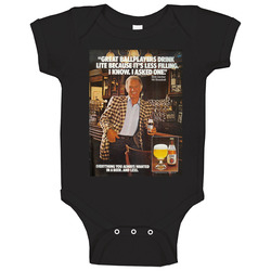Bob Uecker Miller Funny Baseball Memory Baby One Piece