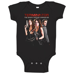 Terminator The Sarah Connor Chronicles Tv Series Baby One Piece Terminator The Sarah Connor Chronicles Tv Series Baby One Piece