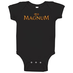Magnum Ice Cream Logo Baby One Piece Magnum Ice Cream Logo Baby One Piece