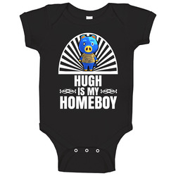 Hugh Is My Homeboy Animal Crossing New Horizons Character Video Game Fan Baby One Piece Hugh Is My Homeboy Animal Crossing New Horizons Character Video Game Fan Baby One Piece