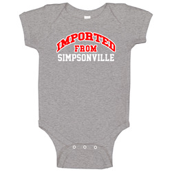 Imported From Simpsonville South Carolina Sports Team Trade Baby One Piece