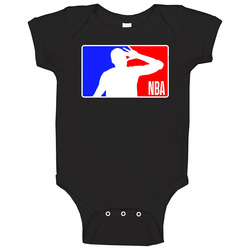 Allen Iverson Basketball Logo Baby One Piece Allen Iverson Basketball Logo Baby One Piece