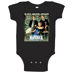 Maverick 90s Retro Movie Fan  Fan Baby One Piece